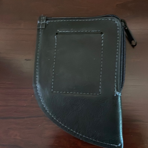 Allegory Leather Bags Allegory Leather Pocket Pouch Black Leather
